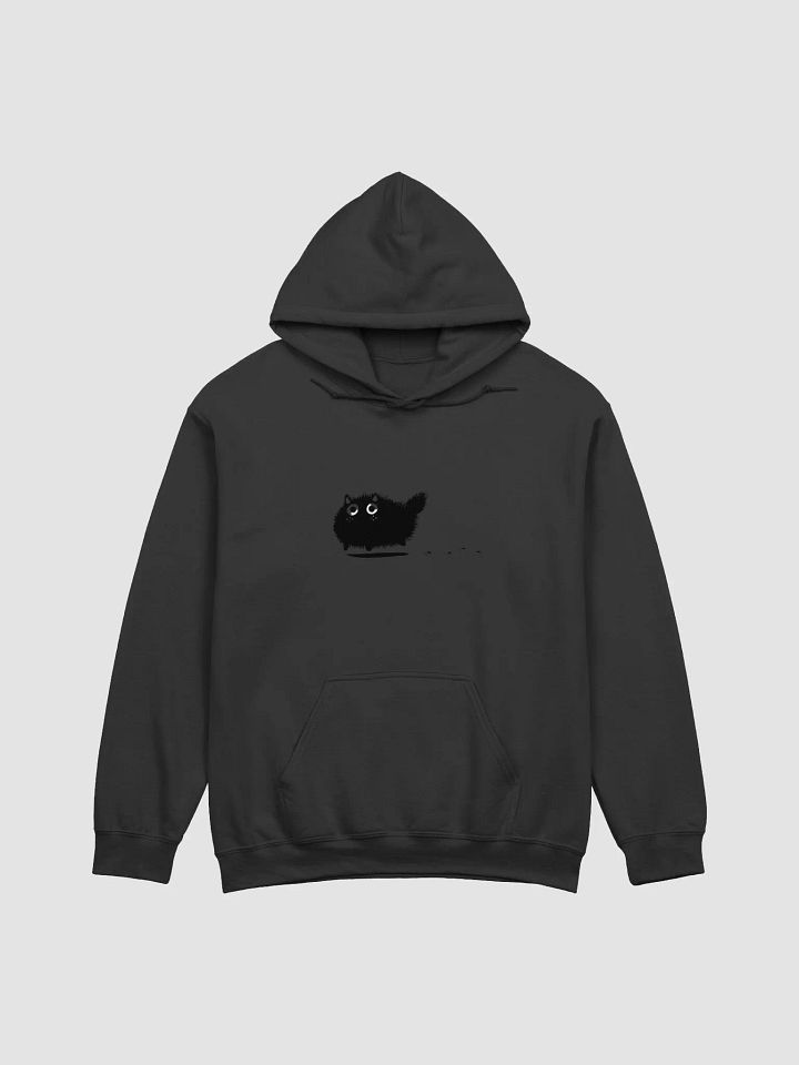 Fluffy Black Dizzy Cat Hoodie product image (9)