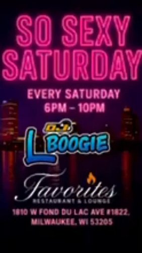 #tonight we gettin it started @favoritesrestaurantandlounge for So Sexy Saturday at 6p then @optionsmke later for more vibes!...