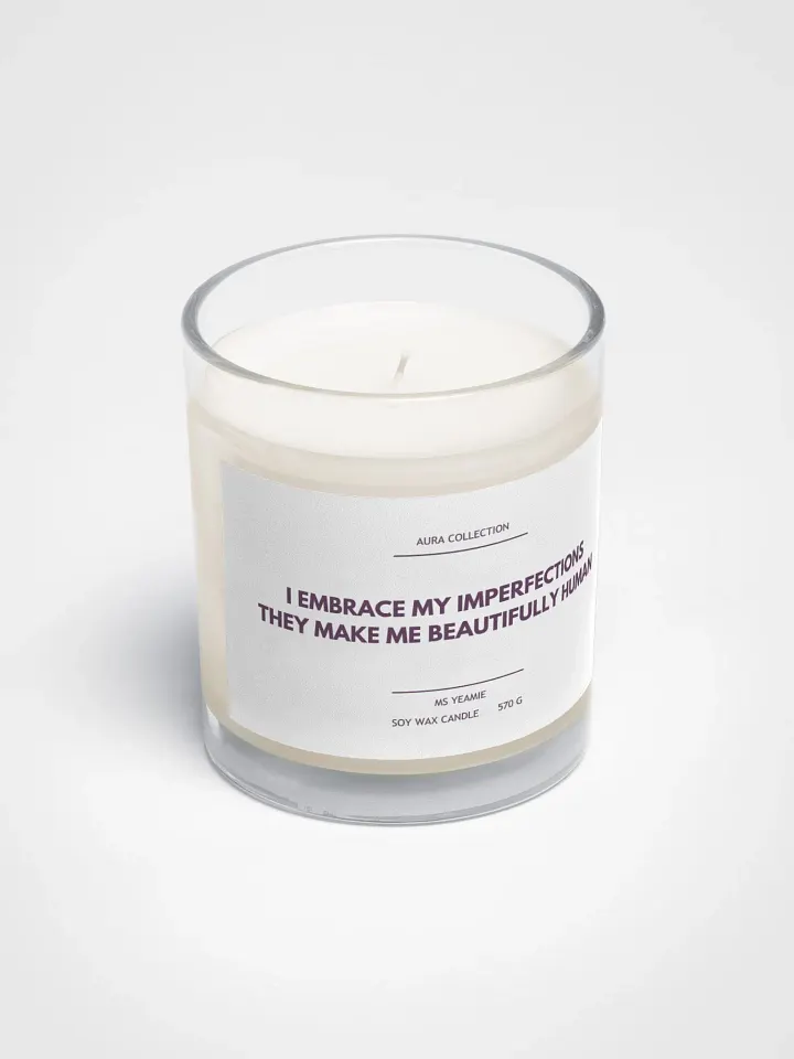 AURA COLLECTION : Embrace Imperfections Soy Wax Candle product image (2)