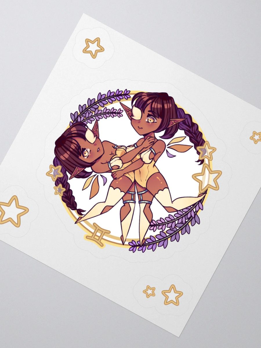 GEMINI ☆ Zodiac Chibi Sticker product image (5)