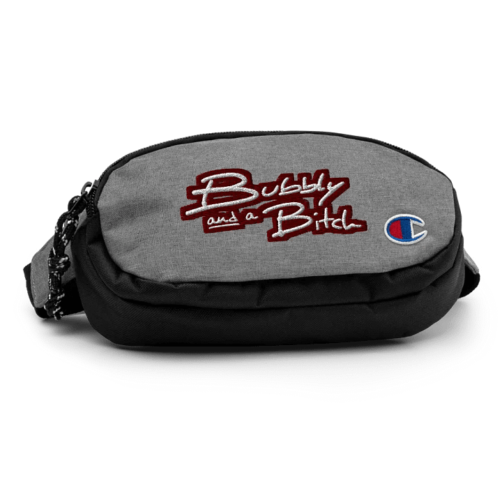Bubbly and a B*tch (maroon bubble design 2) champion fanny pack product image (2)