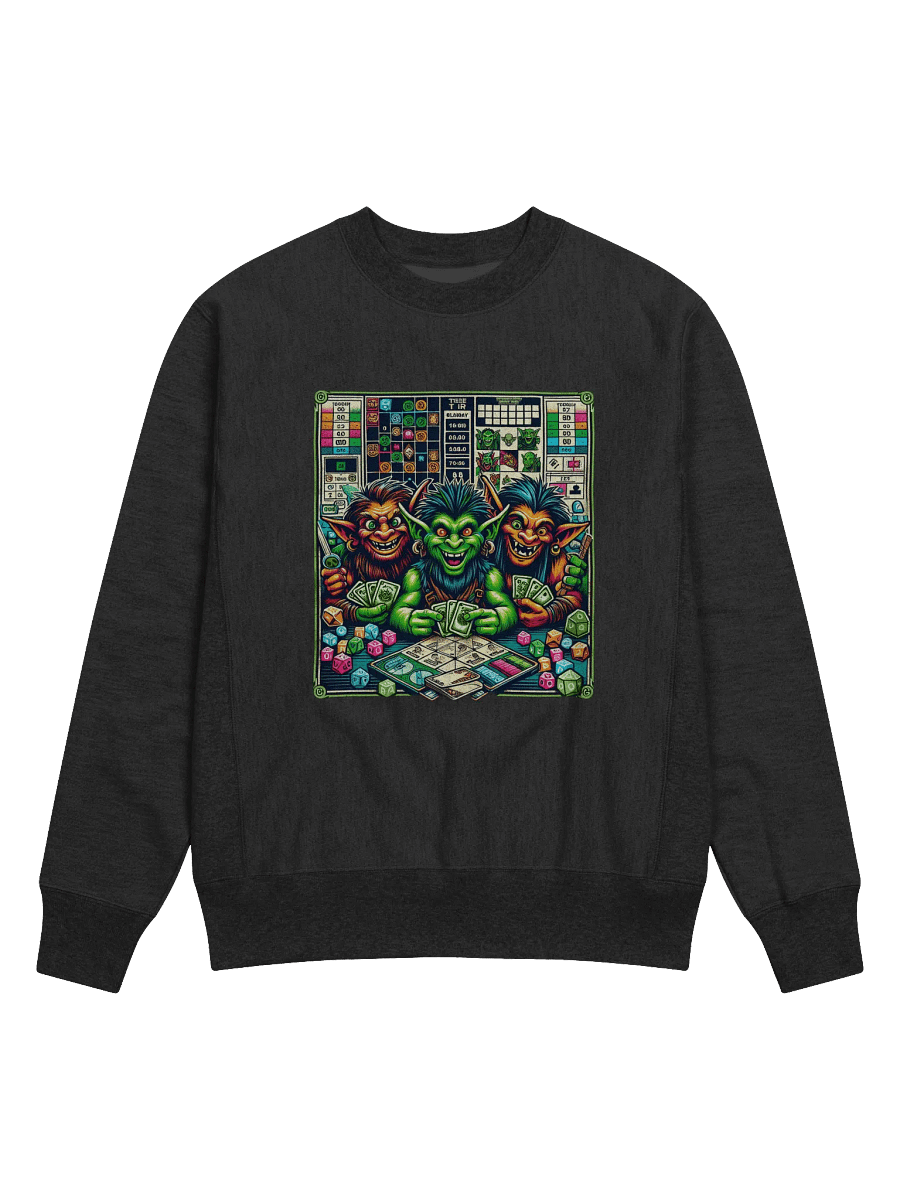 Green Bay Goblins "Game Night" Crewneck Sweater product image (1)