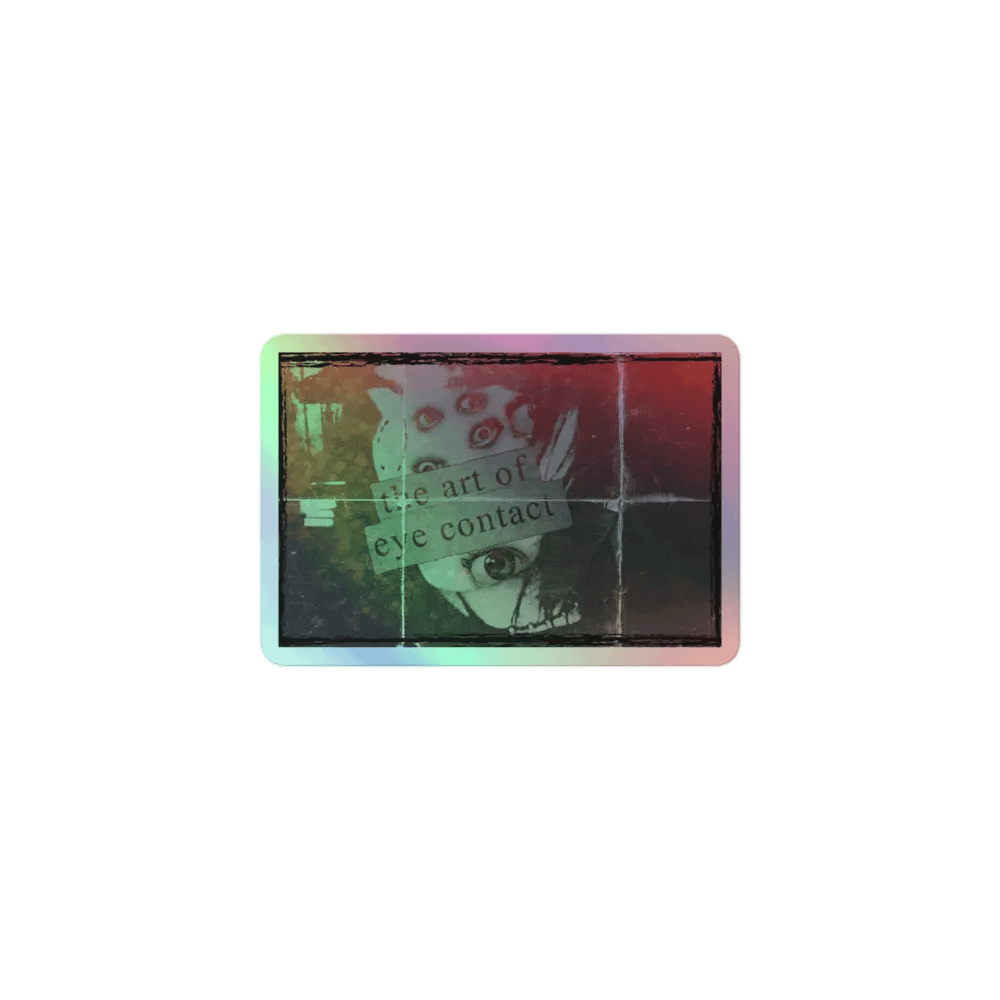 Eye Contact Holographic Sticker product image (1)