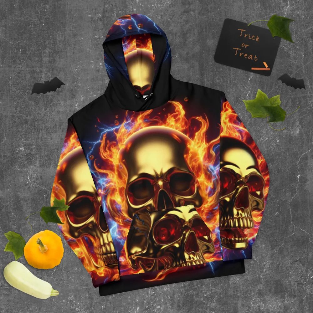 Ember Skull - Unisex Skull Hoodie #4 product image (9)