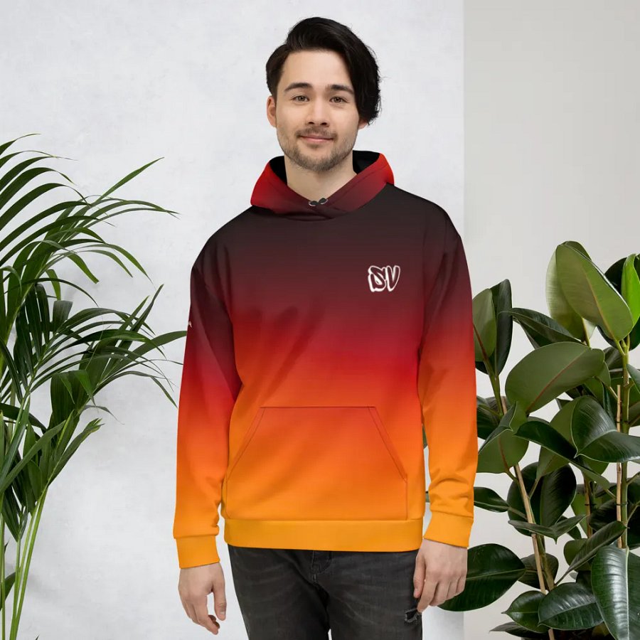 STRAIGHT VIBIN NEON COLOR FADE STYLE KURAMA + NARUTO HOODIE product image (4)