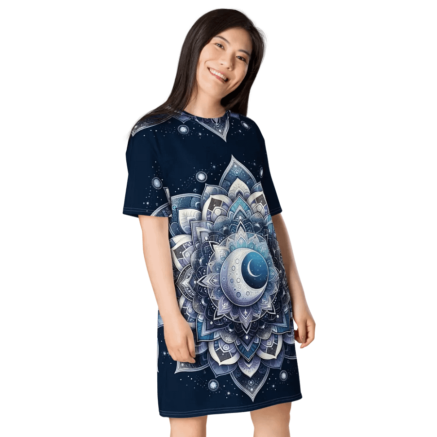 All-Over Print T-Shirt Dress product image (8)