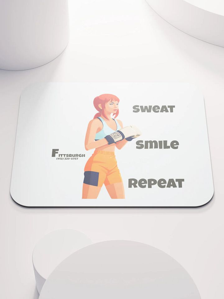 Sweat & Smile Mouse Pad product image (1)