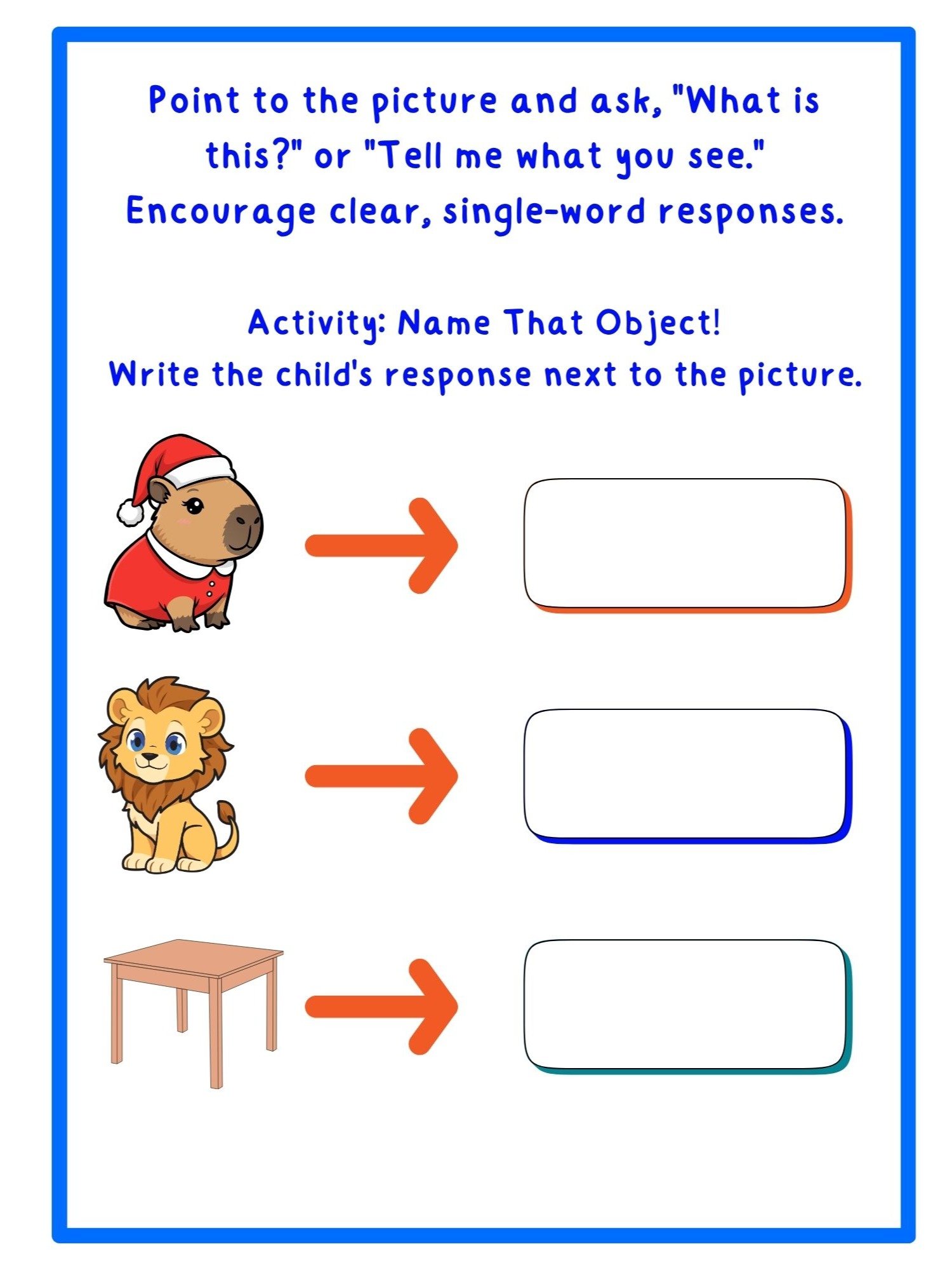 Picture Description Worksheets product image (3)