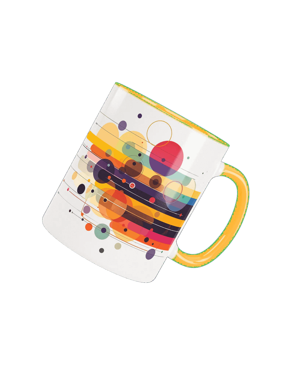 Vibrant Circles Ceramic Mug product image (11)