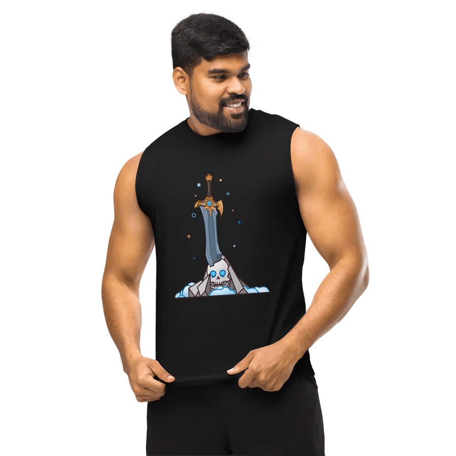 Sword in the Skull - Quel'Serrar Variation - Men's Style Muscle Tank product image (10)