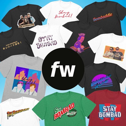 It’s here! Our Bombad merch store has relaunched, and it’s better than ever. 

All T-Shirts are just $15, and you can save 10...
