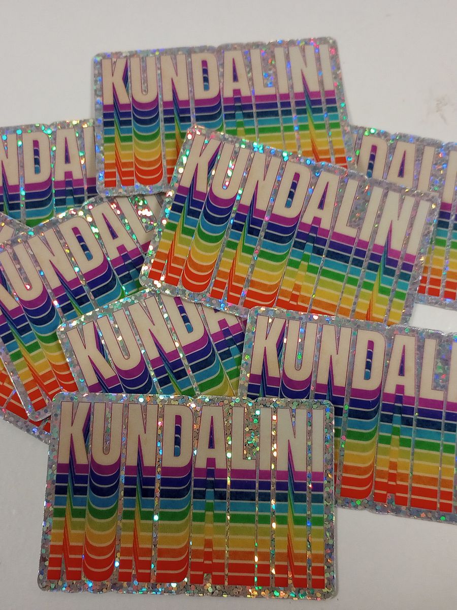 Kundalini Sparkles Die Cut Sticker product image (1)