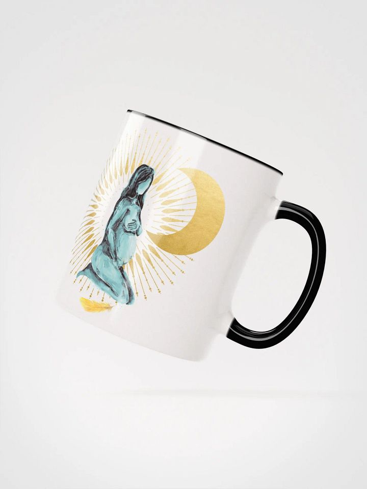 Goddess Golden Moon in Teal with Black Handle product image (4)