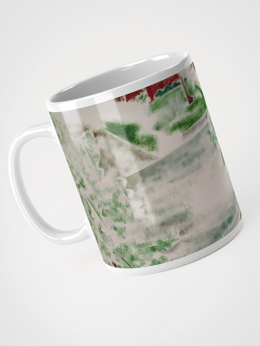 On the Road with No Memories White Glossy Mug product image (3)