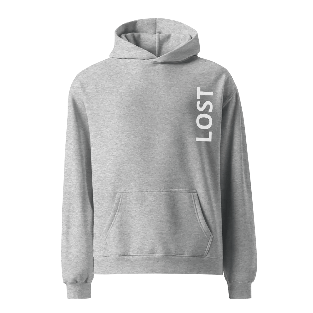 "LOST" graphic hoodie product image (3)