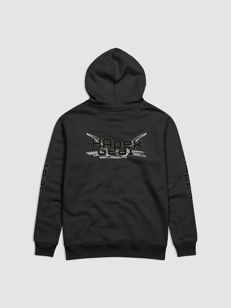 Unisex Essential Eco Hoodie - Black HApex Gear Black Logo product image (1)