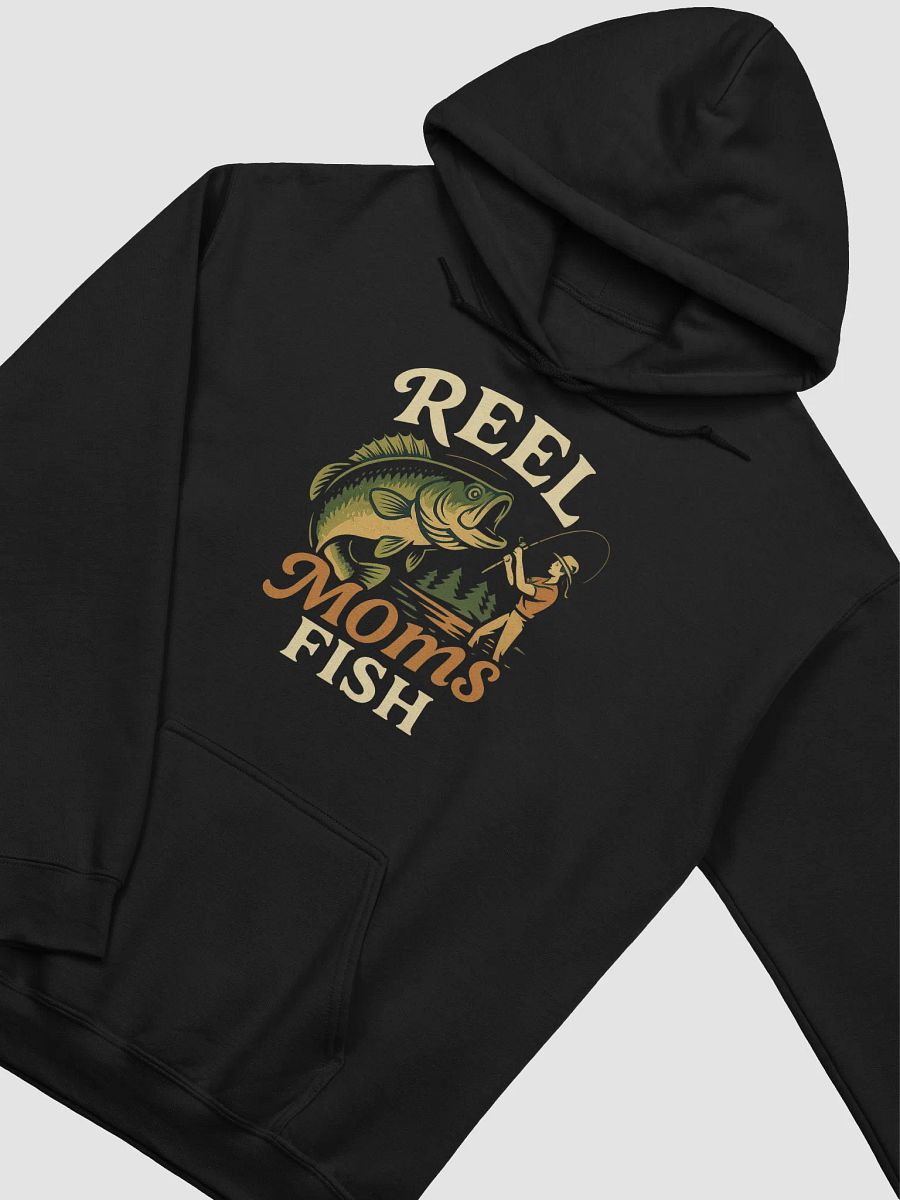 Reel Moms Fish Pullover Hoodie – Vintage Funny Hoodie for Moms Who Fish product image (15)