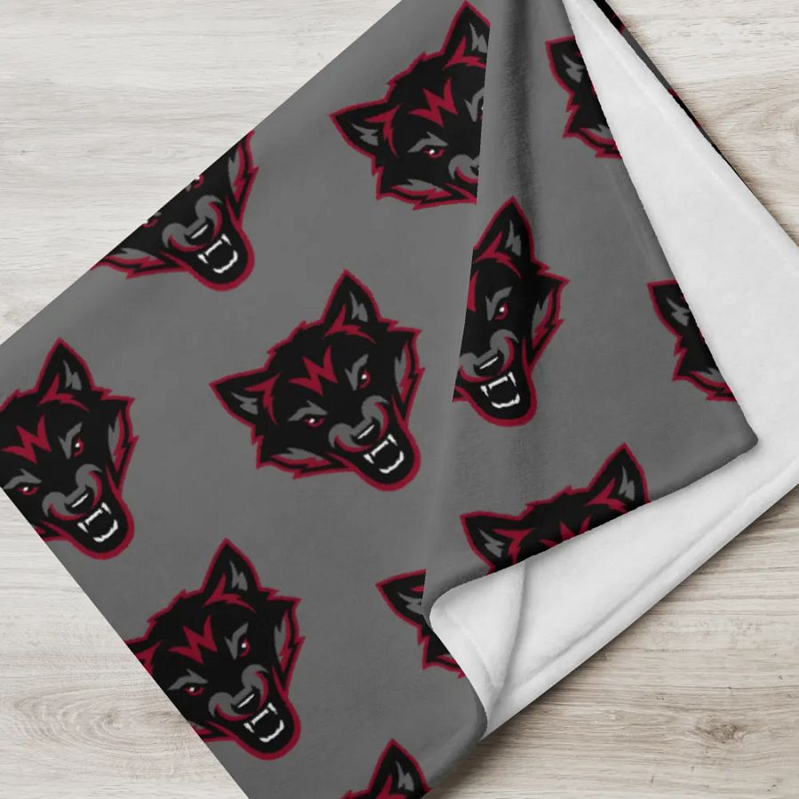 Vintage Captain Wolfpak Logo Throw Blanket product image (17)