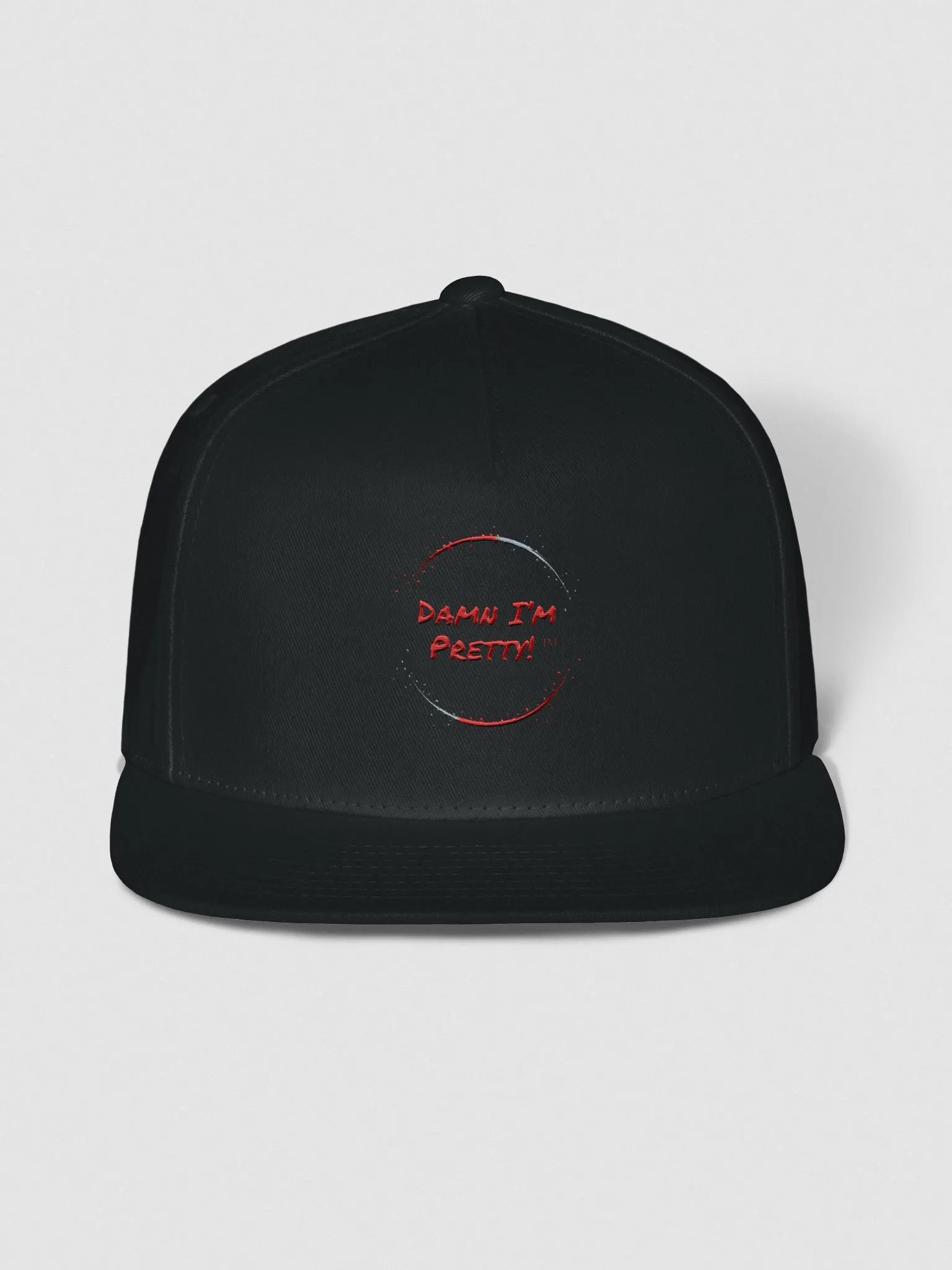 Damn I'm Pretty Cap - RED Lettering w/ Circle (Unisex) product image (1)