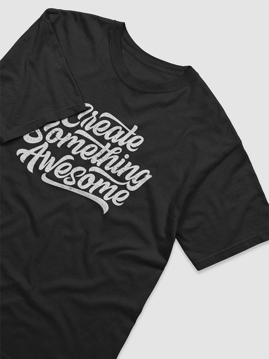 Create Something Awesome Tee (Black) product image (3)