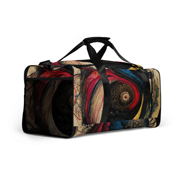 Vibrant Yin-Yang Swirl All-Over Duffle Bag product image (2)