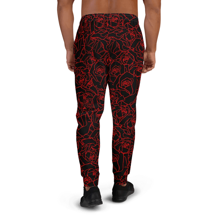 Loads of Roses · black-red joggers product image (2)