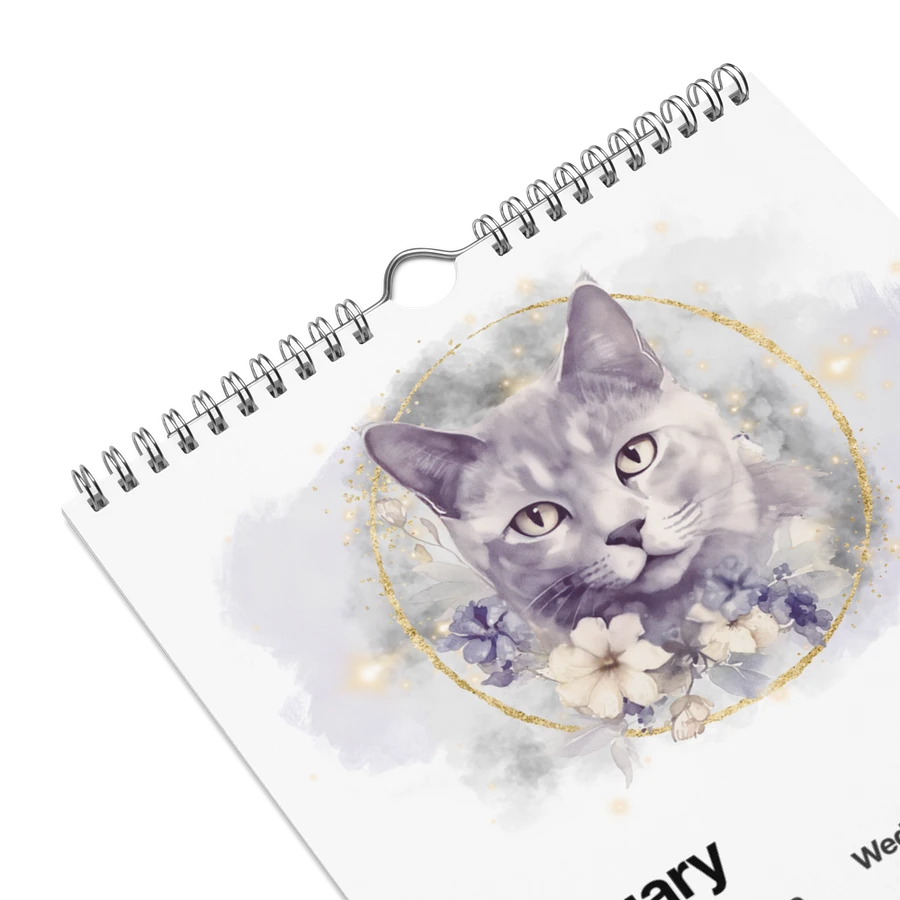 Watercolor Cats 2024 Wall Calendar, 12 Month product image (6)