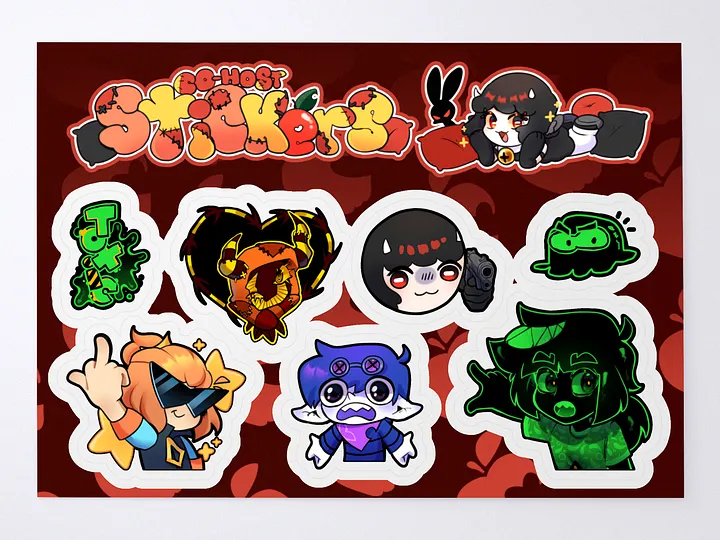 The Co-Host Sticker Pack Vol. 2 product image (2)