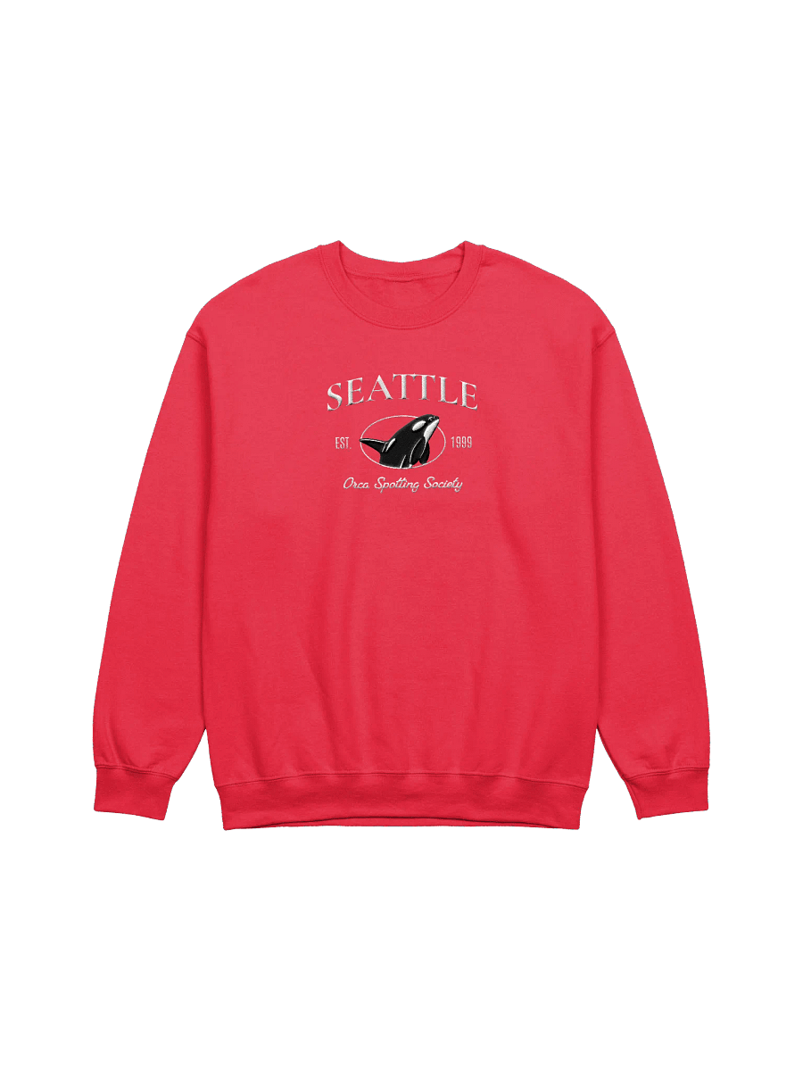 Seattle Orca Spotting Society Embroidery Crewneck product image (20)