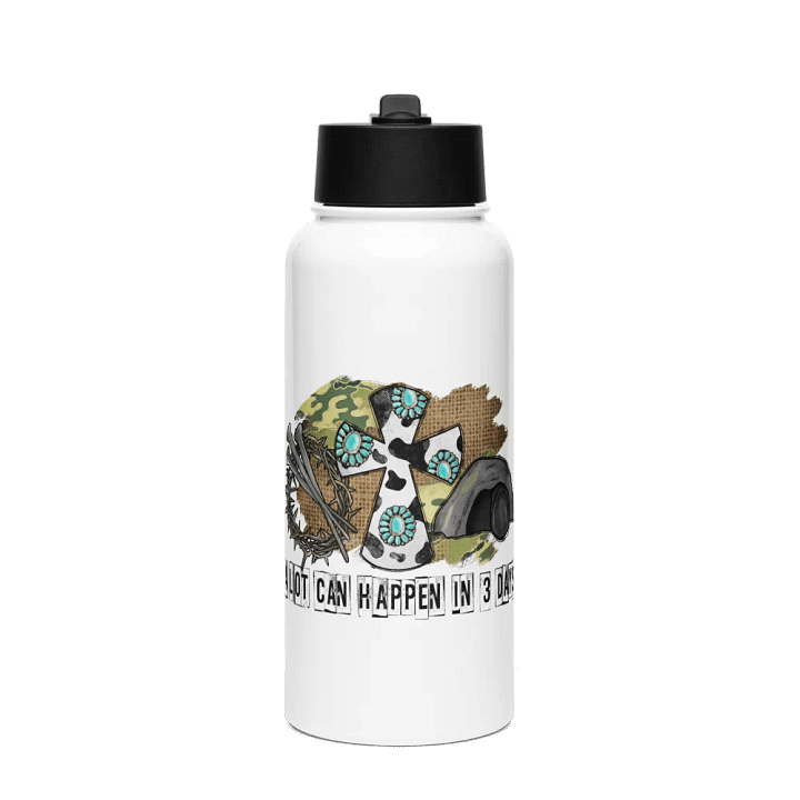 A Lot Can Happen in 3 Day - Stainless Steel Sports Water Bottle product image (1)