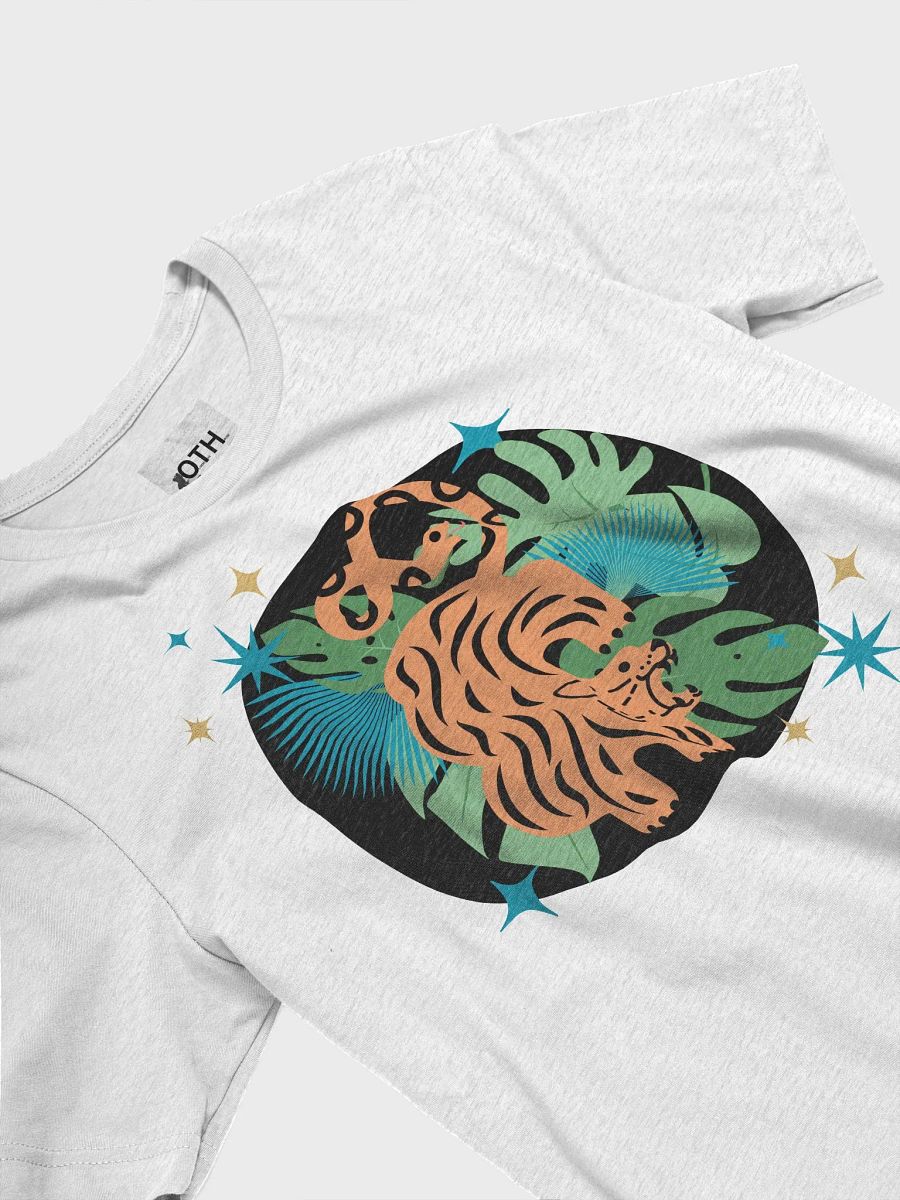 Jungle Roar: Tiger & Snake Illustration T-Shirt product image (7)