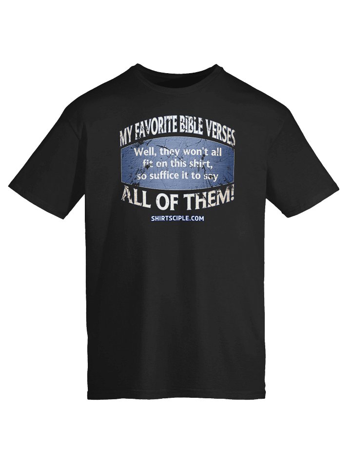 My Favorite Bible Verses T-Shirt product image (5)