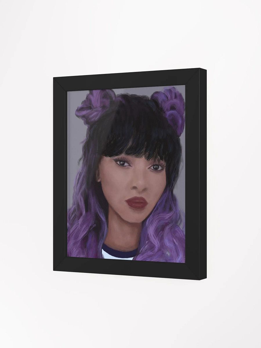 Vibrant Violet Locks Framed Matte Poster product image (8)