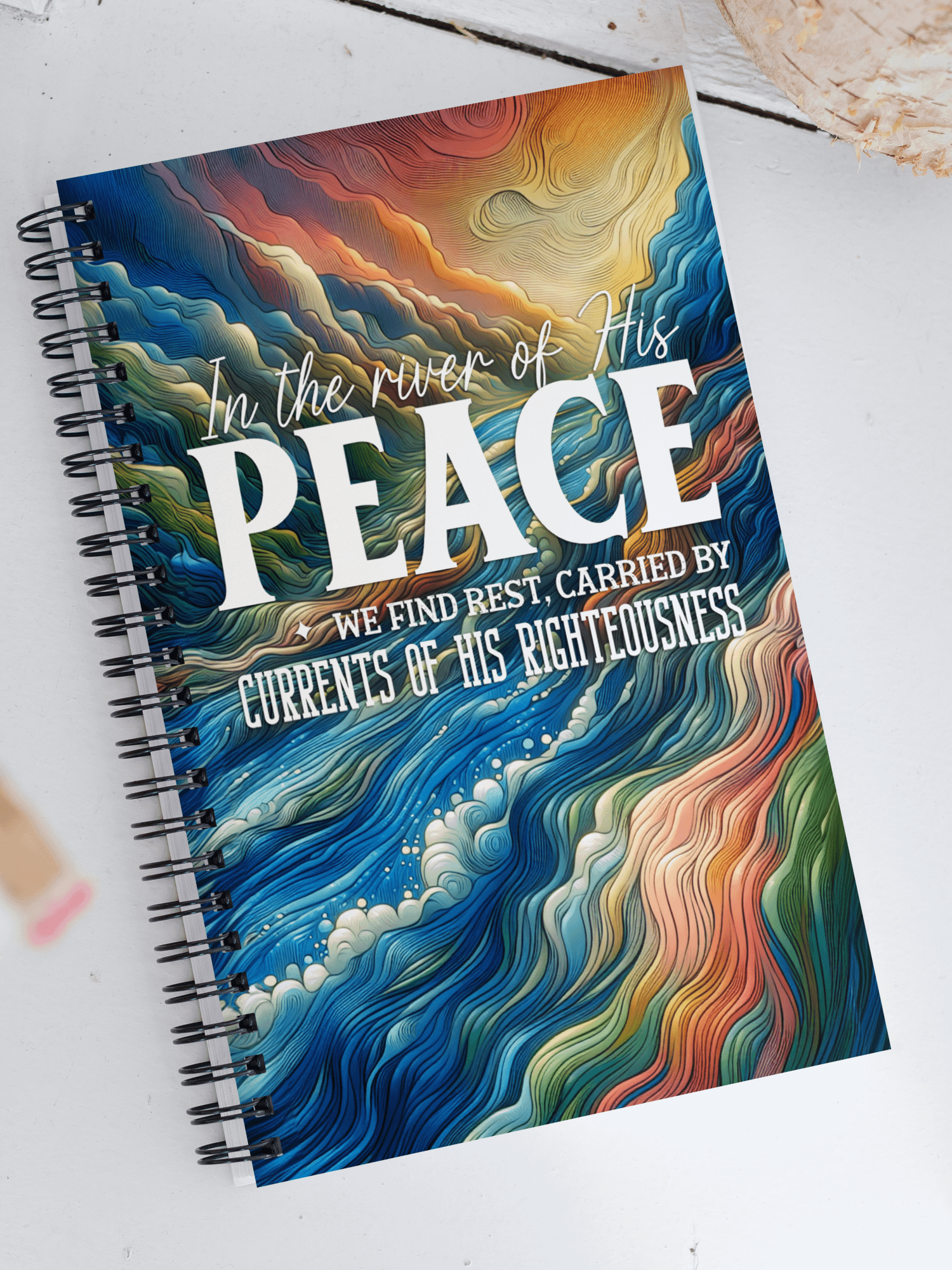Christian Peace Spiral Notebook product image (1)