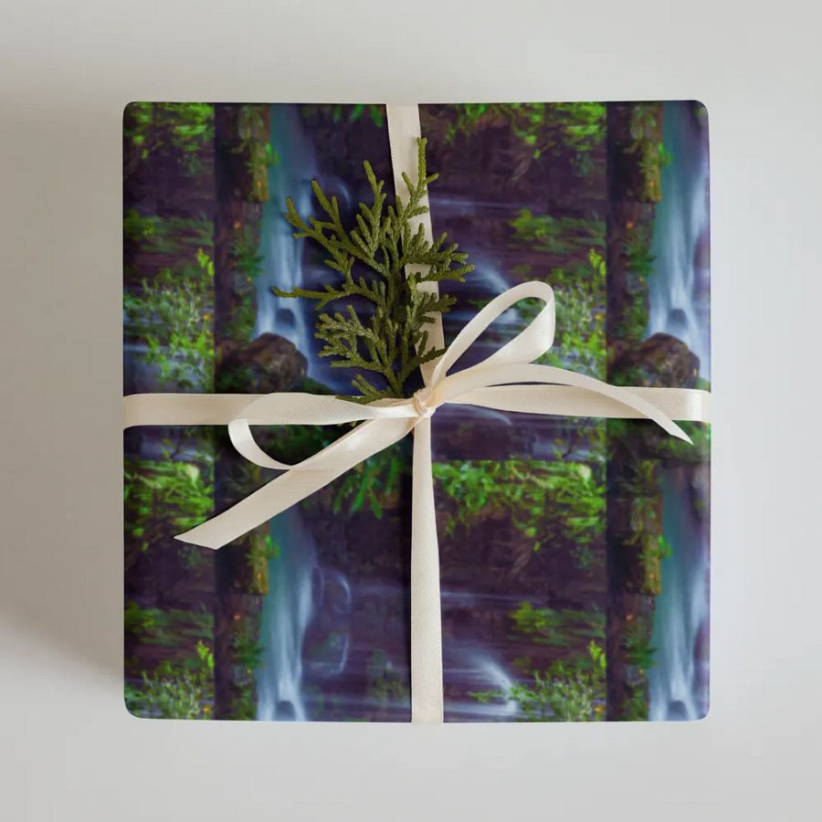 Serene Cascades Wrapping Paper Set product image (11)