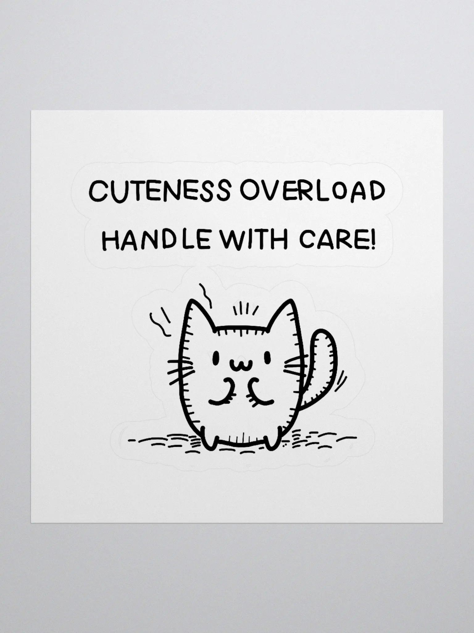 Cuteness Overload Vinyl Stickers product image (1)