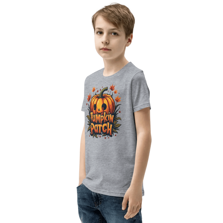 Jack-O'-Lantern Patch Youth Tee product image (19)