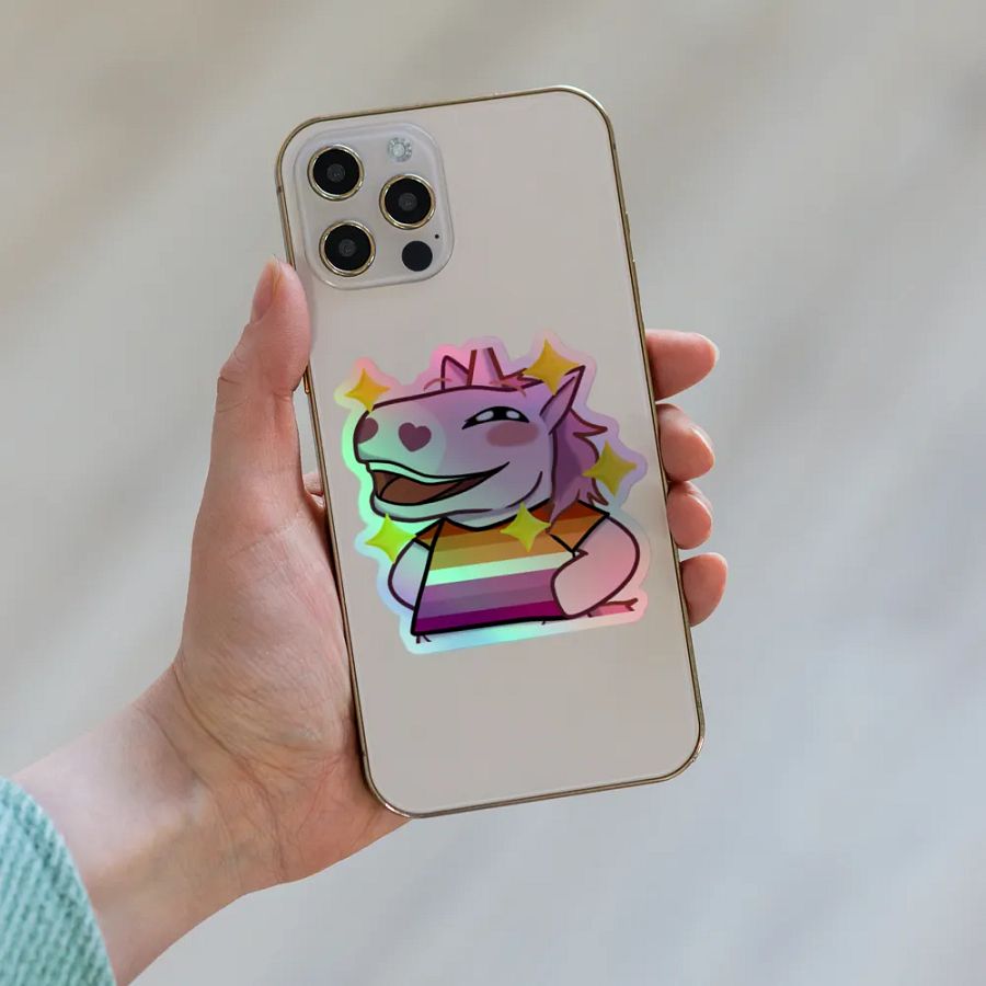 LESBIAN Pride Holographic Sticker product image (8)