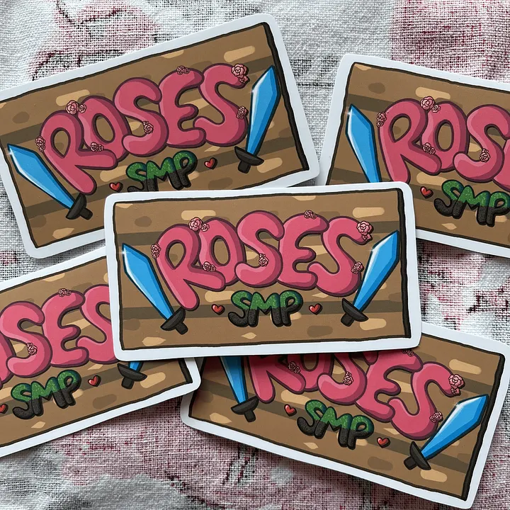 RosesSMP Logo Sticker product image (2)