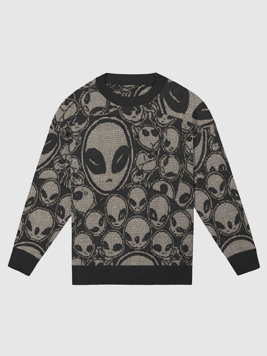 Galactic Voyager Alien Cardigan – Bold Extraterrestrial Knit Sweater for Men & Women | Sci-Fi Inspired Cozy Fashion product image (1)