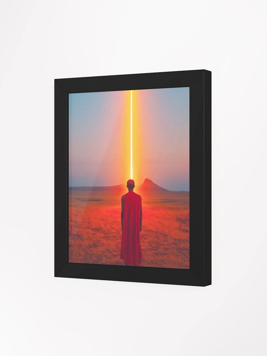 Guided by the Cosmic Light | Framed High-Quality Matte Poster product image (3)