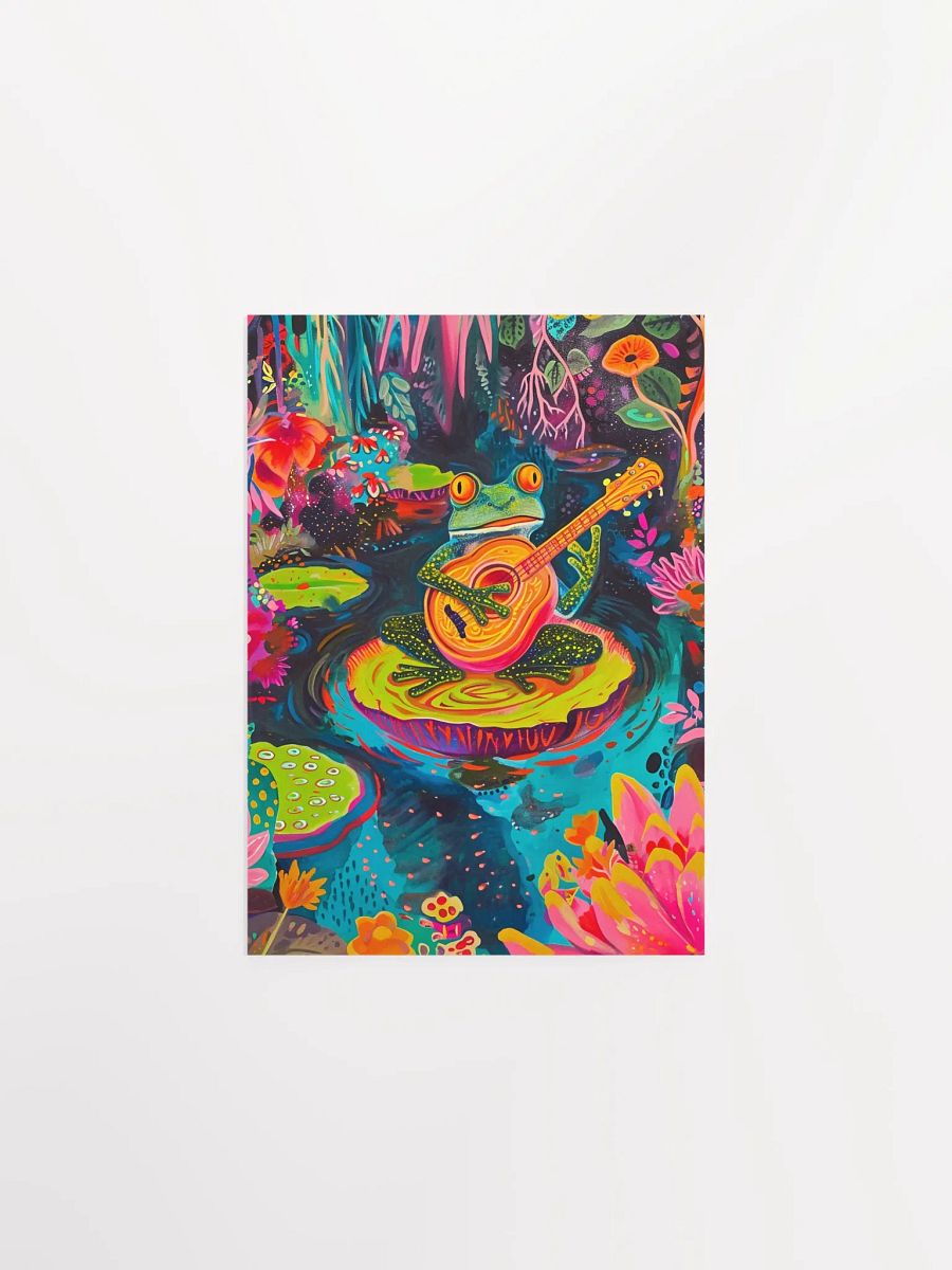 Whimsical Frog Serenade Poster product image (2)