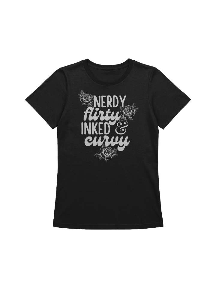 Nerdy Flirty Inked and Curvy Women's Relaxed-fit Tee product image (1)