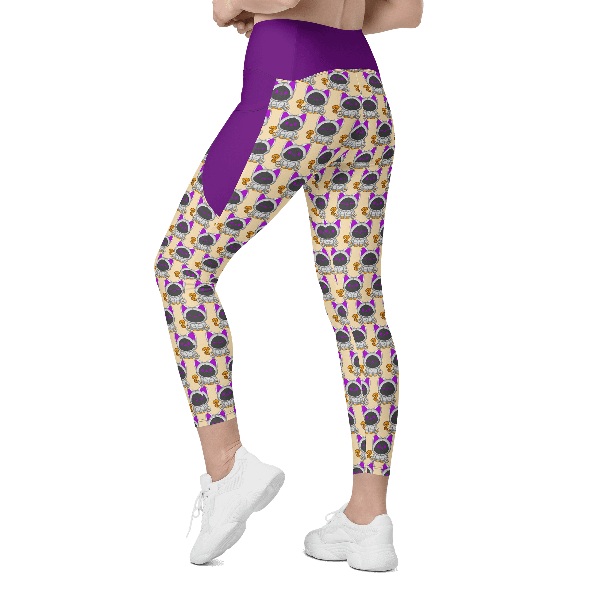 PalBot Leggings w/Pockets - Plum product image (7)