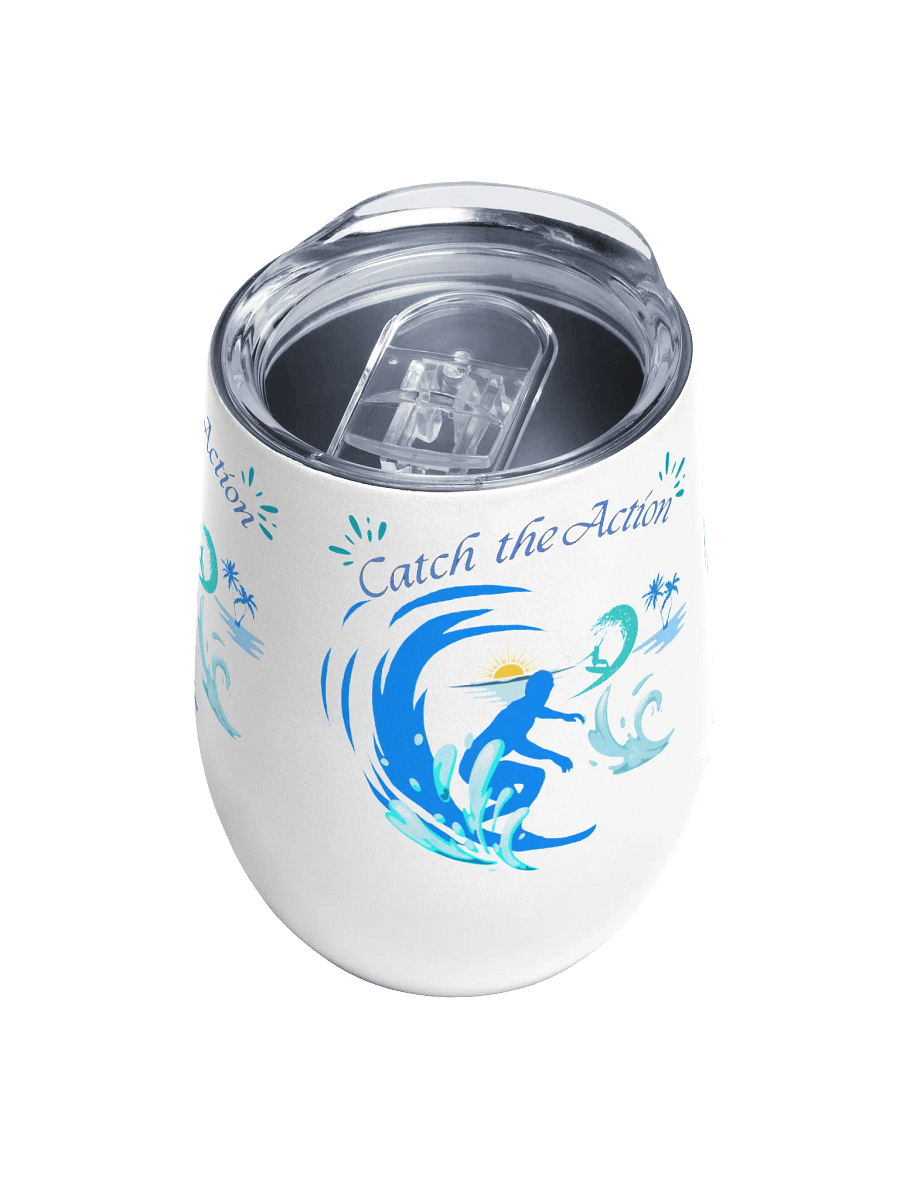 Sunset Waves Wine Tumbler holiday gift for sons daughters dads friends colleagues product image (4)