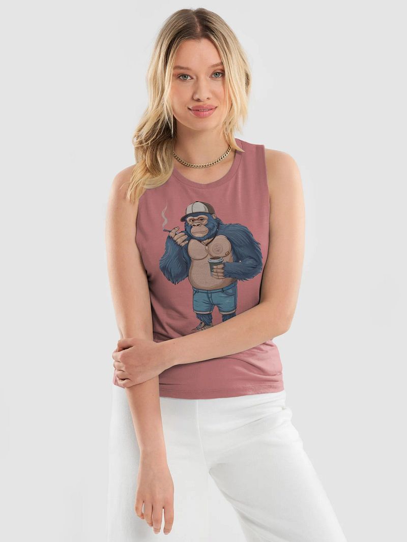 Blue Gorilla Women's Flowy Muscle Tank
