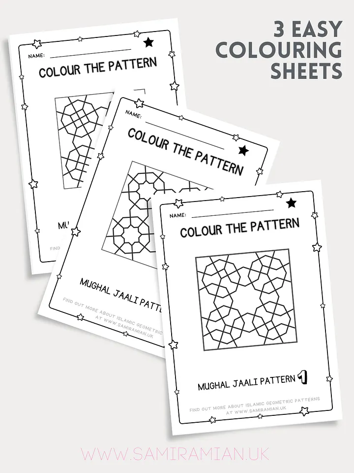 Mughal Jaali Activity Sheets product image (2)