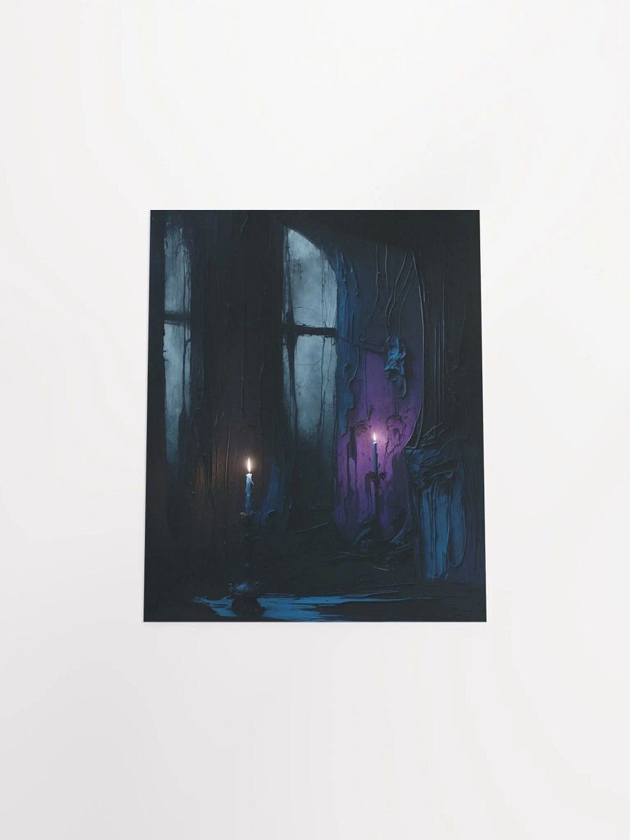 Mystic Candlelit Window Poster product image (8)