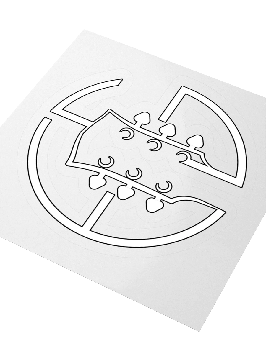 Logo Sticker - White product image (8)