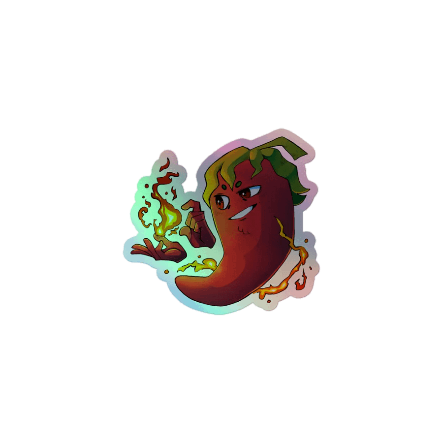 NEW! Pepper Logo Holographic Sticker product image (1)